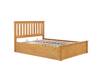 Land Of Beds Rhodes Oak Wooden Double Ottoman Bed6