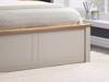 Land Of Beds Rhodes Pearl Grey Wooden King Size Ottoman Bed5