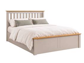 Land Of Beds Rhodes Pearl Grey Wooden Ottoman Bed5