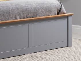 Land Of Beds Rhodes Stone Grey Wooden Ottoman Bed5