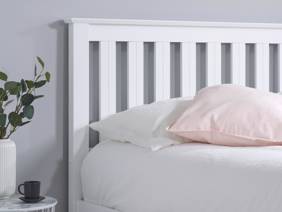 Land Of Beds Rhodes White Wooden Ottoman Bed5