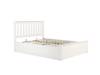 Land Of Beds Rhodes White Wooden King Size Ottoman Bed6