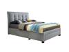 Land Of Beds Campbell Grey Fabric Double Bed Frame5