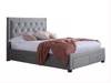 Land Of Beds Santorini Grey Fabric Bed Frame7