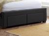 Land Of Beds Athens Charcoal Fabric Bed Frame4