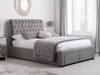 Land Of Beds Athens Grey Fabric Bed Frame7