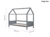 Land Of Beds Thornton Home Grey Wooden Childrens Bed7