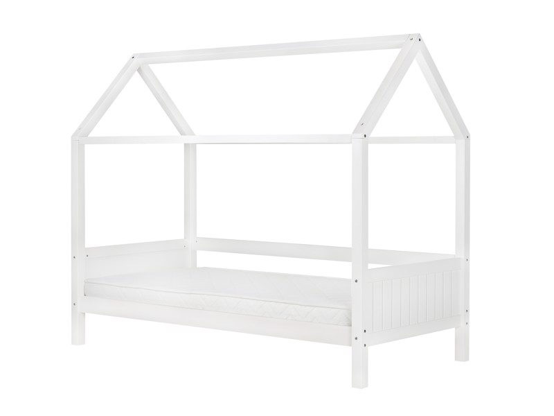 Land Of Beds Thornton Home White Wooden Kids Bed3