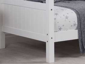 Land Of Beds Thornton Home White Wooden Kids Bed6