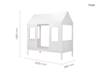 Land Of Beds Manor House White Wooden Childrens Bed6