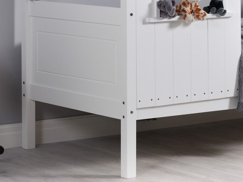 Land Of Beds Manor House White Wooden Kids Bed2