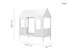 Land Of Beds Manor House White Wooden Kids Bed7