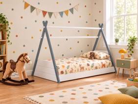Land Of Beds Lacey Home White Wooden Kids Bed1
