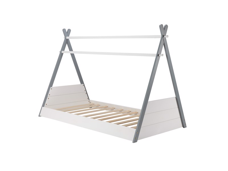 Land Of Beds Lacey Home White Wooden Kids Bed3