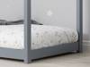 Land Of Beds Orchards House Grey Wooden Single Kids Bed5