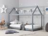 Land Of Beds Orchards House Grey Wooden Childrens Bed1