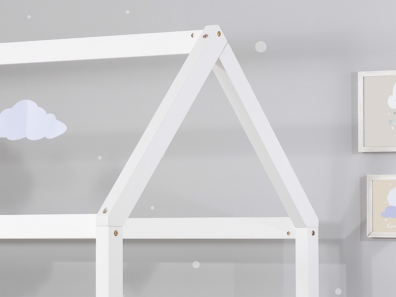 Land Of Beds Orchards House White Wooden Kids Bed4