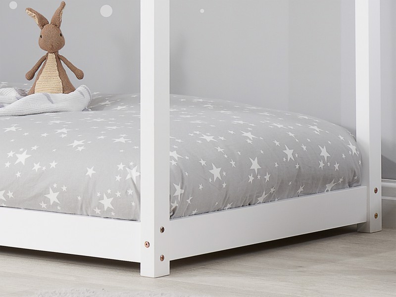 Land Of Beds Orchards House White Wooden Kids Bed4
