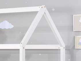 Land Of Beds Orchards House White Wooden Kids Bed2