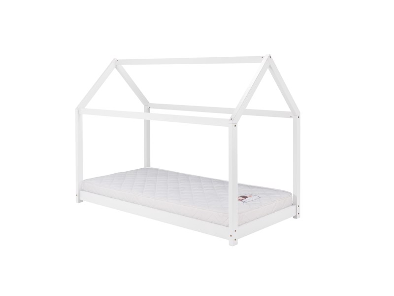 Land Of Beds Orchards House White Wooden Single Childrens Bed2