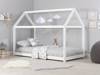 Land Of Beds Orchards House White Wooden Single Childrens Bed1