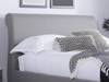 Land Of Beds Kyra Grey Fabric Bed Frame3