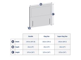 Silentnight Richmond King Size Headboard5