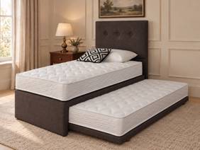 Highgrove Beds Dreamworld Tandem Fabric Guest Bed3