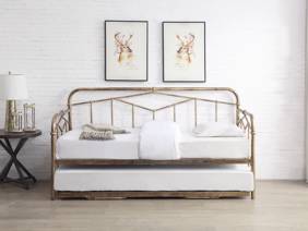 Land Of Beds Stanley Antique Bronze Metal Guest Bed2