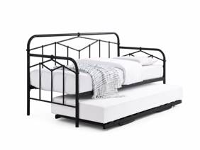 Land Of Beds Stanley Black Metal Single Guest Bed4