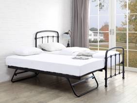 Land Of Beds Perth Black Metal Guest Bed3