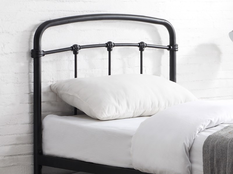 Land Of Beds Perth Black Metal Guest Bed2