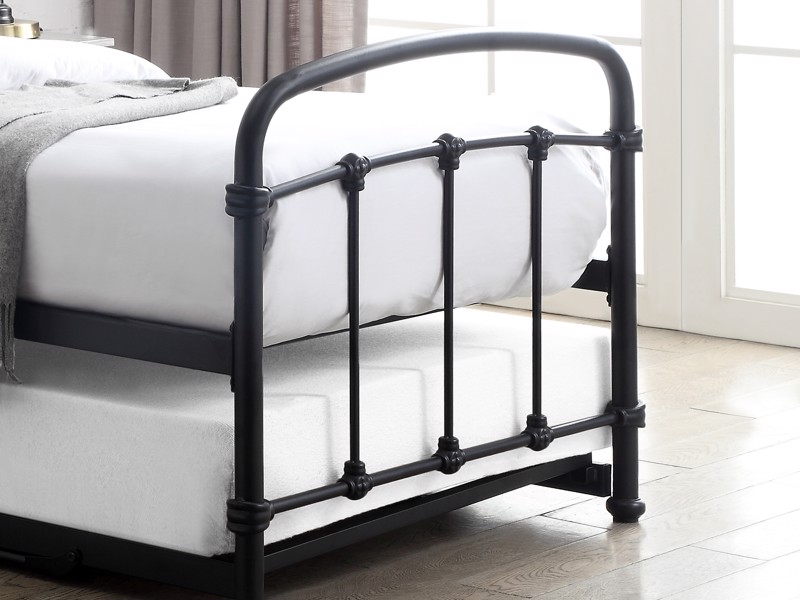 Land Of Beds Perth Black Metal Guest Bed6