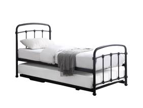 Land Of Beds Perth Black Metal Guest Bed4