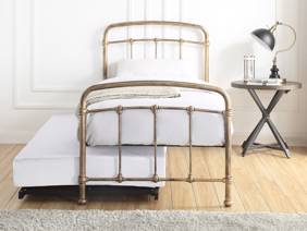 Land Of Beds Perth Antique Bronze Metal Guest Bed5