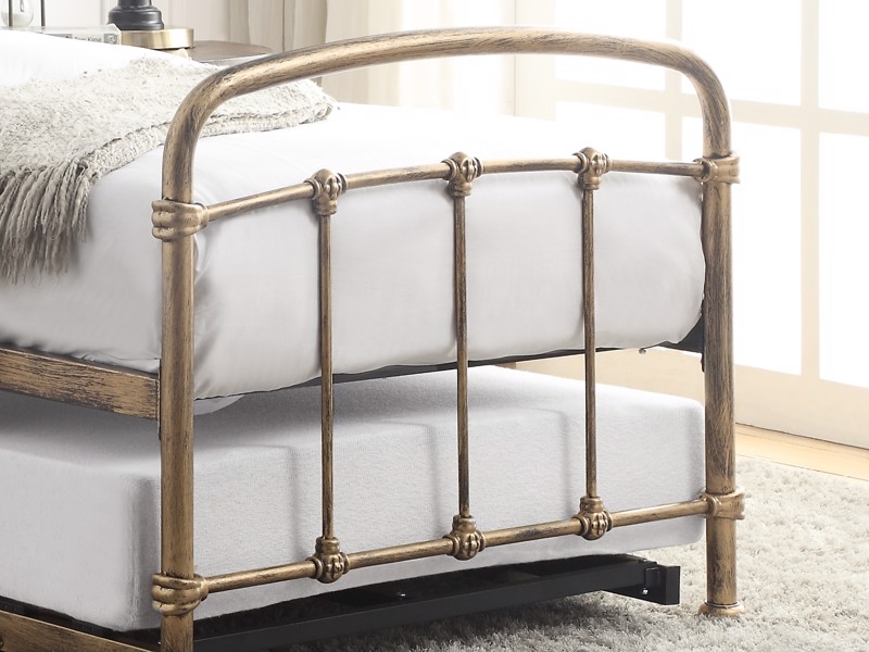 Land Of Beds Perth Antique Bronze Metal Single Guest Bed4