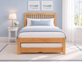 Land Of Beds Arden Honey Pine Wooden Guest Bed2