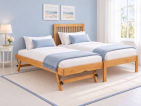 Land Of Beds Arden Honey Pine Wooden Guest Bed3