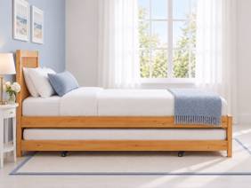 Land Of Beds Arden Honey Pine Wooden Guest Bed4
