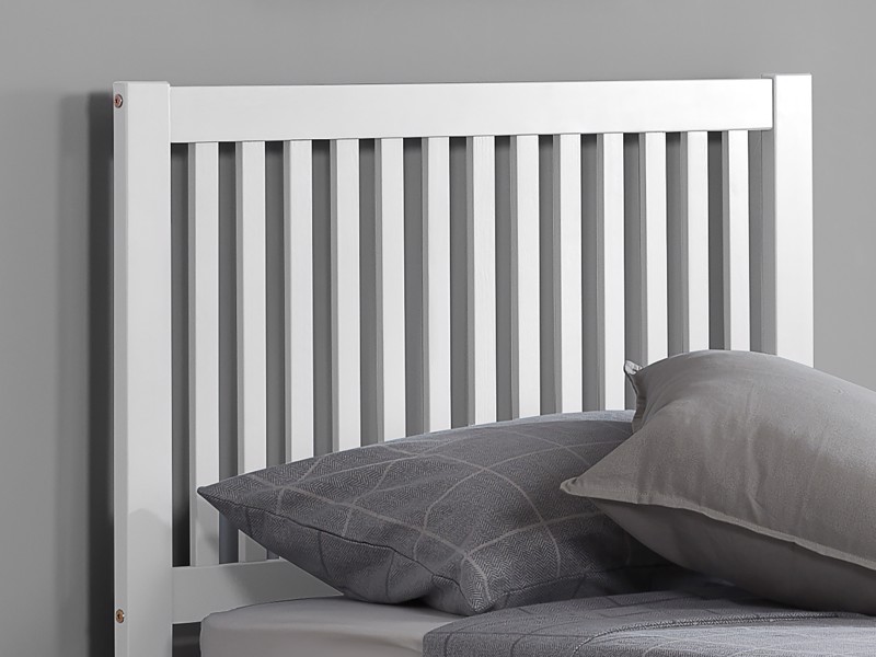 Land Of Beds Arden White Wooden Guest Bed2