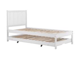 Land Of Beds Arden White Wooden Guest Bed3