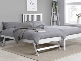 Land Of Beds Arden White Wooden Guest Bed4