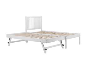 Land Of Beds Arden White Wooden Guest Bed6
