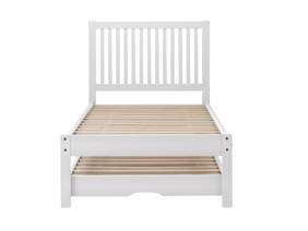 Land Of Beds Arden White Wooden Guest Bed7