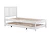 Land Of Beds Arden White Wooden Single Guest Bed2