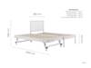 Land Of Beds Arden White Wooden Single Guest Bed8