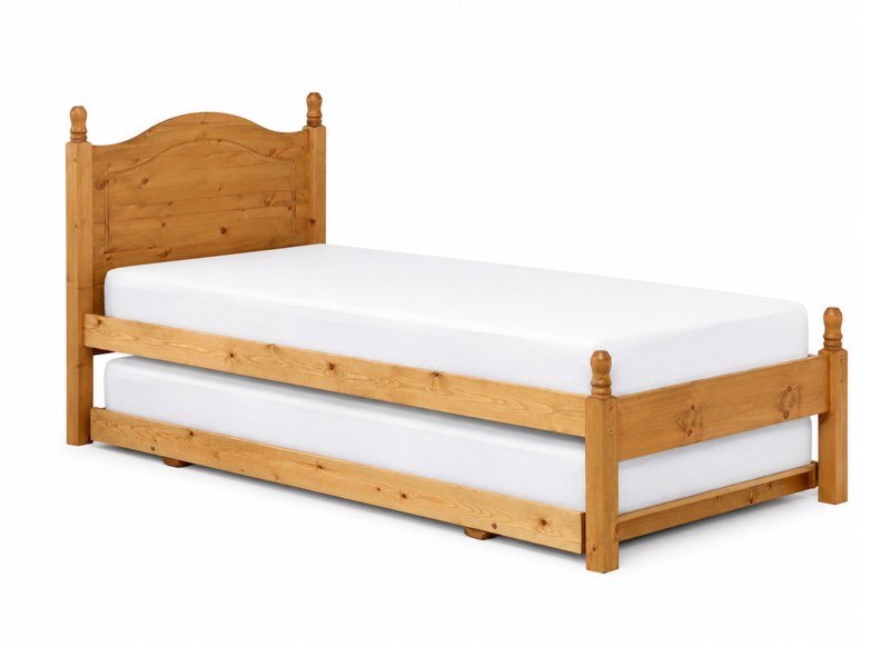 Friendship Mill Orlando Pine Wooden Small Single Guest Bed2