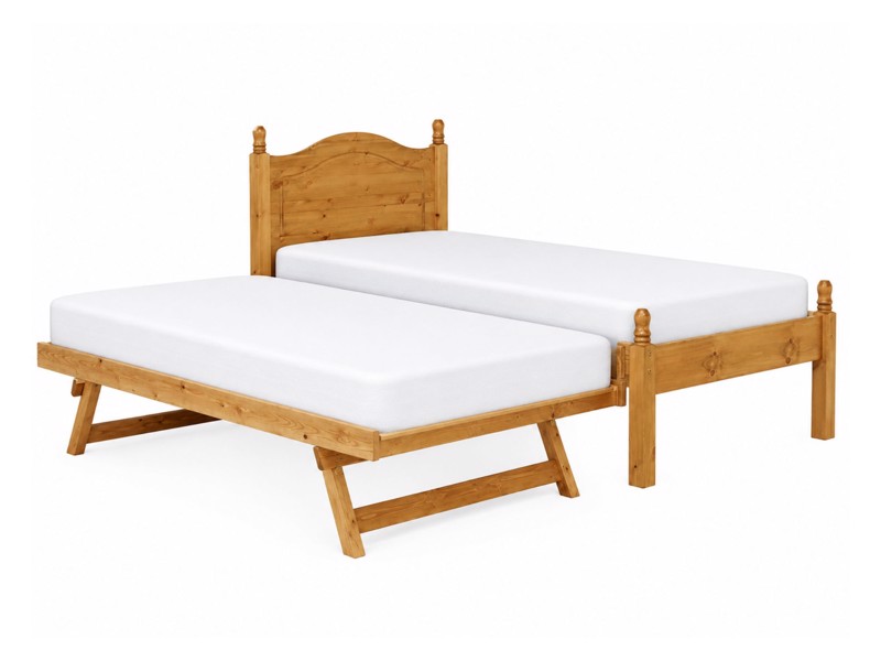 Friendship Mill Orlando Pine Wooden Small Single Guest Bed4
