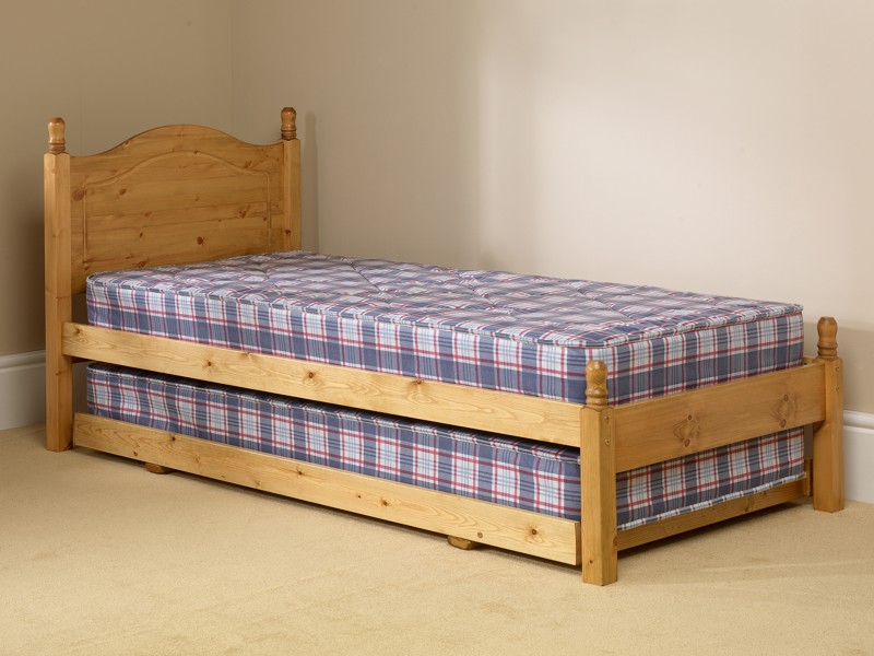 Friendship Mill Orlando Pine Wooden Single Guest Bed1