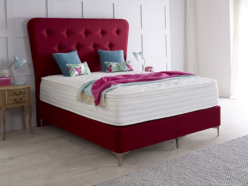 Healthbeds Oasis Gel 3200 Pillowtop Super King Size Divan Bed1